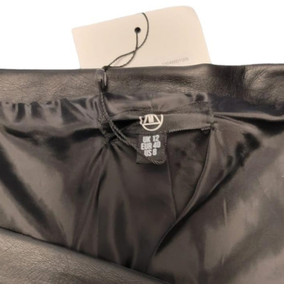 Black Off Shoulder Moto Jacket - Picture 5 of 5